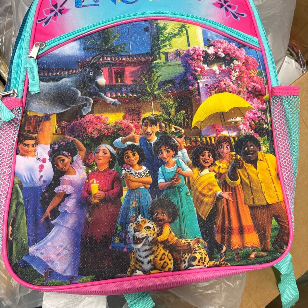 Disney Encanto Kids Backpack - Pink and Blue